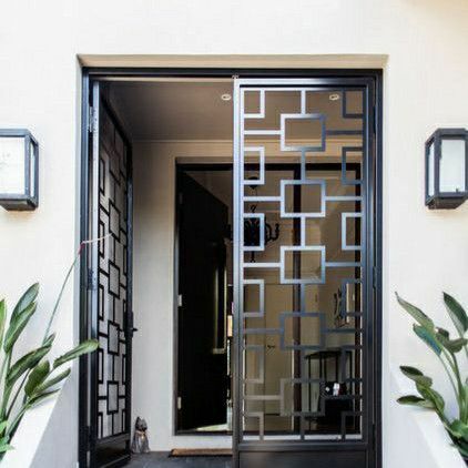 Pembuatan dan Pemasangan Pintu Besi Minimalis Modern - Nego Tukang