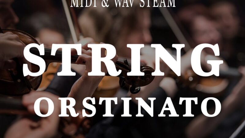 String Ostinato ( Logic Pro X Template, MIDI & WAV STEMS )